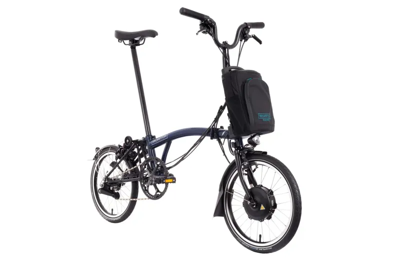 BROMPTON Electric C-Line H BAR  2 SPEED BLUE