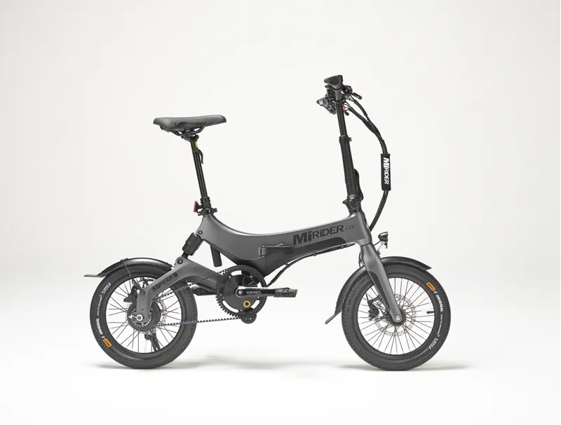 MiRiDER One GB3 16 Folding E-Bike In Onyx Grey