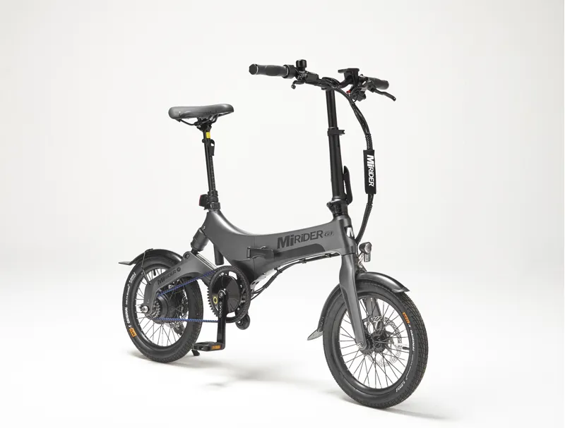 MiRiDER One GB3 16 Folding E-Bike In Onyx Grey-2