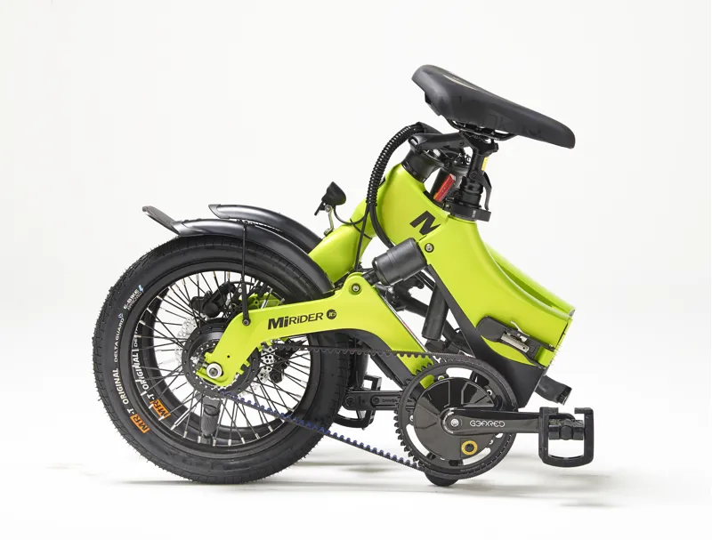 MiRiDER One GB3 16 Folding E-Bike In Acid Green-3