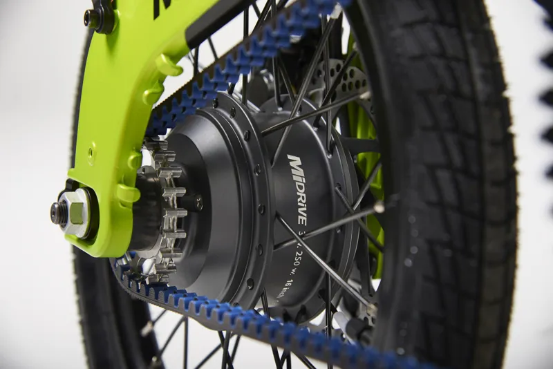 MiRiDER One GB3 16 Folding E-Bike In Acid Green-4