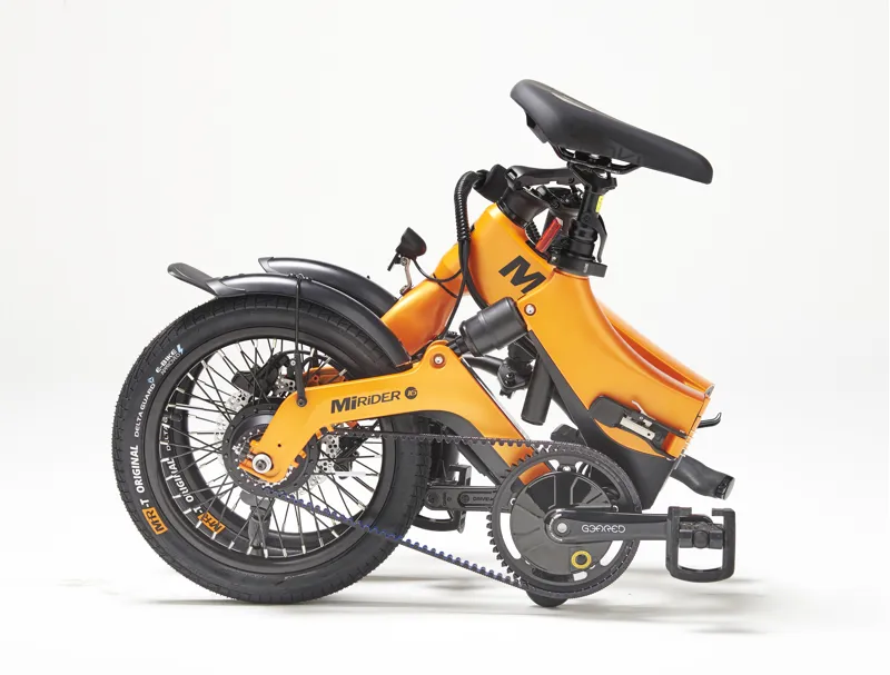 MiRiDER One GB3 16 Folding E-Bike In Ember Orange-3