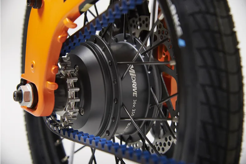 MiRiDER One GB3 16 Folding E-Bike In Ember Orange-4