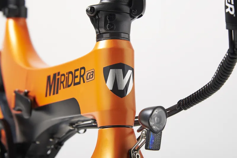 MiRiDER One GB3 16 Folding E-Bike In Ember Orange-5