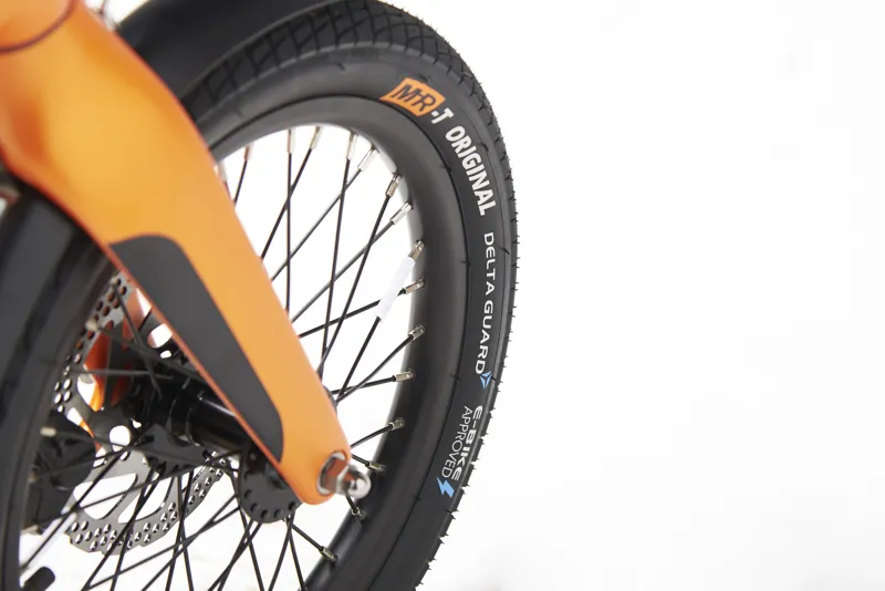 MiRiDER One GB3 16 Folding E-Bike In Ember Orange-10