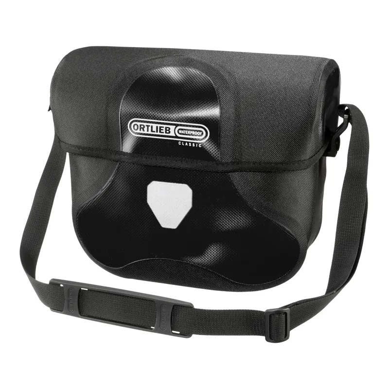 ORTLIEB ULTIMATE SIX CLASSIC 7L HANDLEBAR BAG IN BLACK