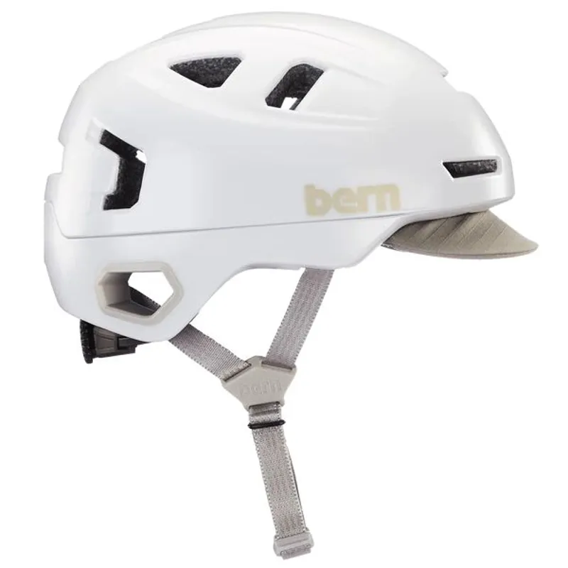 Bern Hudson MIPS Helmet in Satin White-5