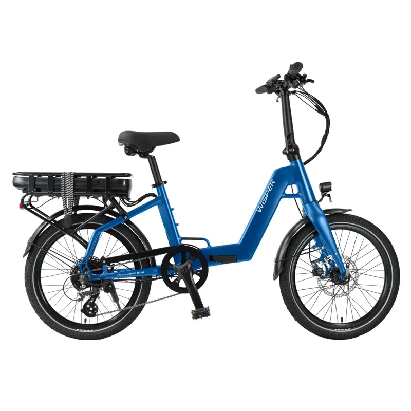 Wisper Tailwind 806 Folding Bike in Blue