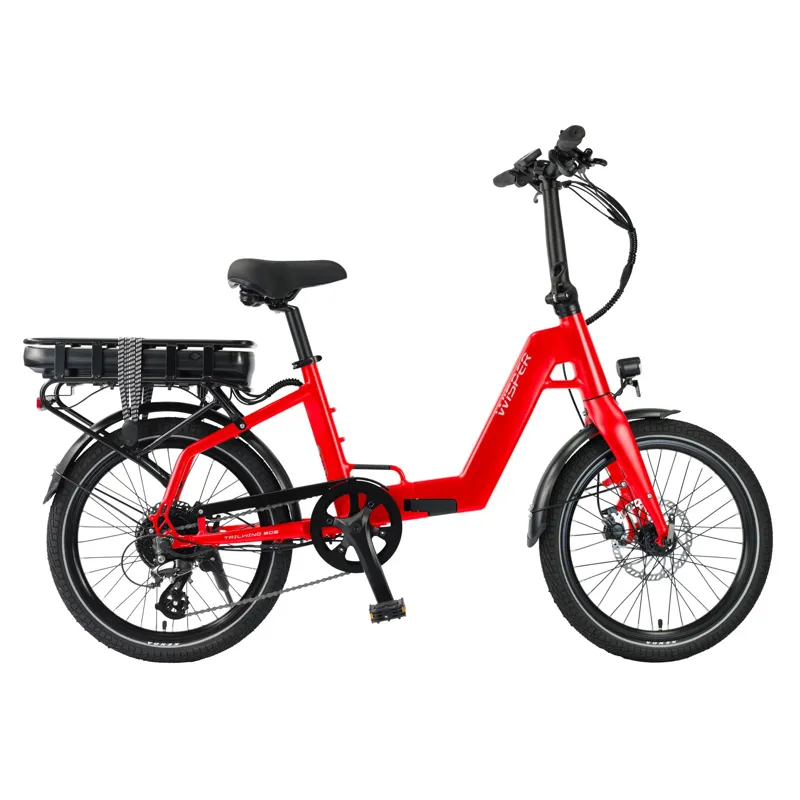 Wisper Tailwind 806 Folding Bike in Red