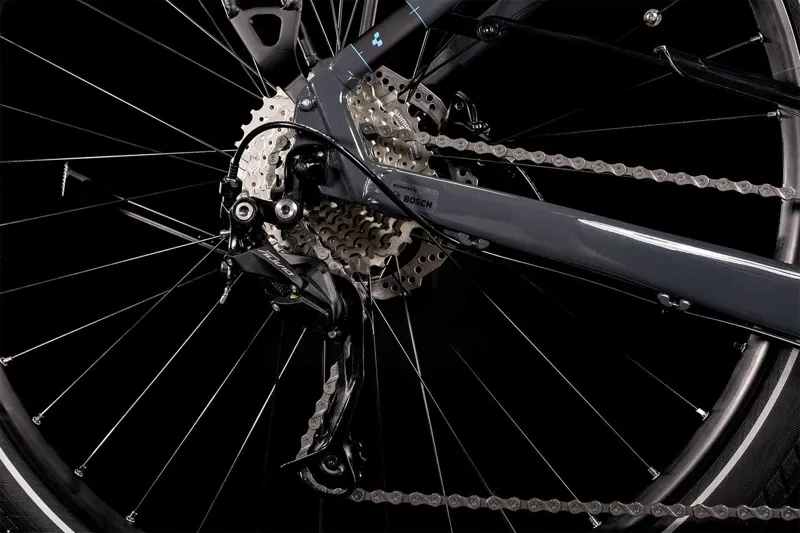 Cube Touring Hybrid One 500 Bike in Blue-1