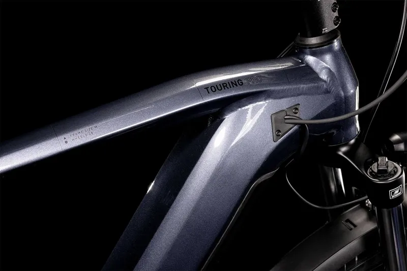 Cube Touring Hybrid Pro 500 Electric Bike in Grey-4