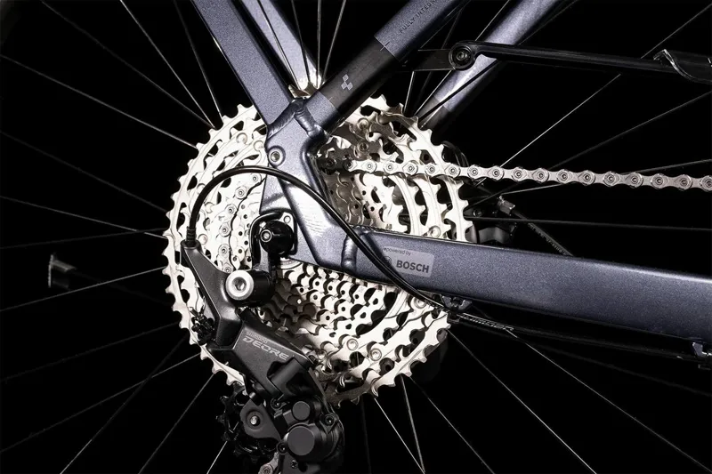 Cube Touring Hybrid Pro 500 Electric Bike in Grey-3