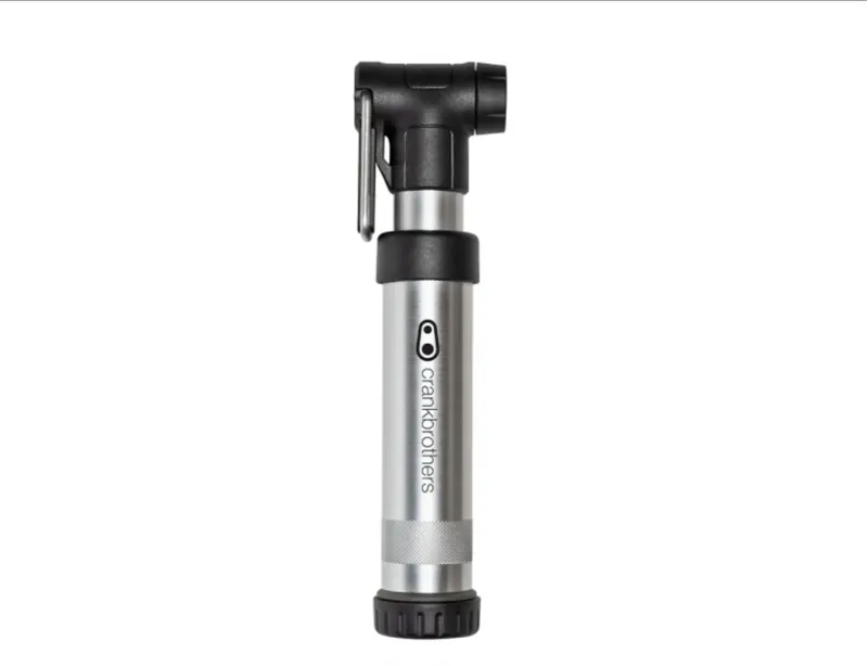 Crankbrothers Gem Short Bicycle Pump in Silver